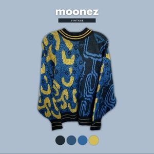 VINTAGE | Abstract City Streets Sweater